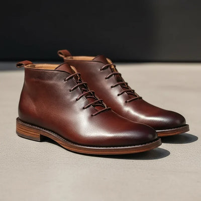Naldony Robbin – Hand-Finished Genuine Leather Ankle Boots for Men