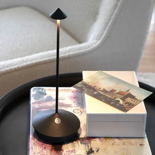 Cordless rechargeable LED table lamp