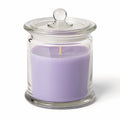 Naldony Lavender Fields Soy Candle — direct side profile showing the cylindrical form