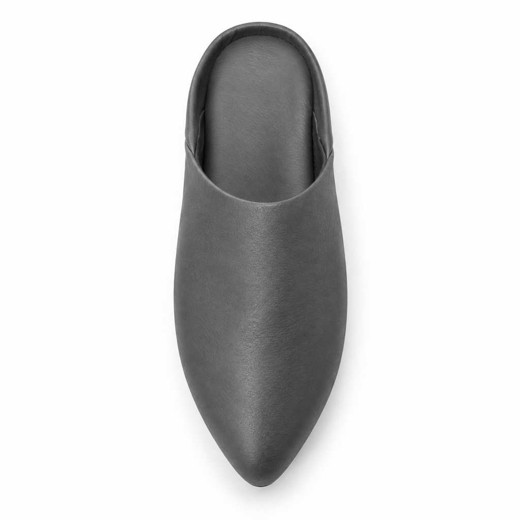 Top view of Naldony grey slipper