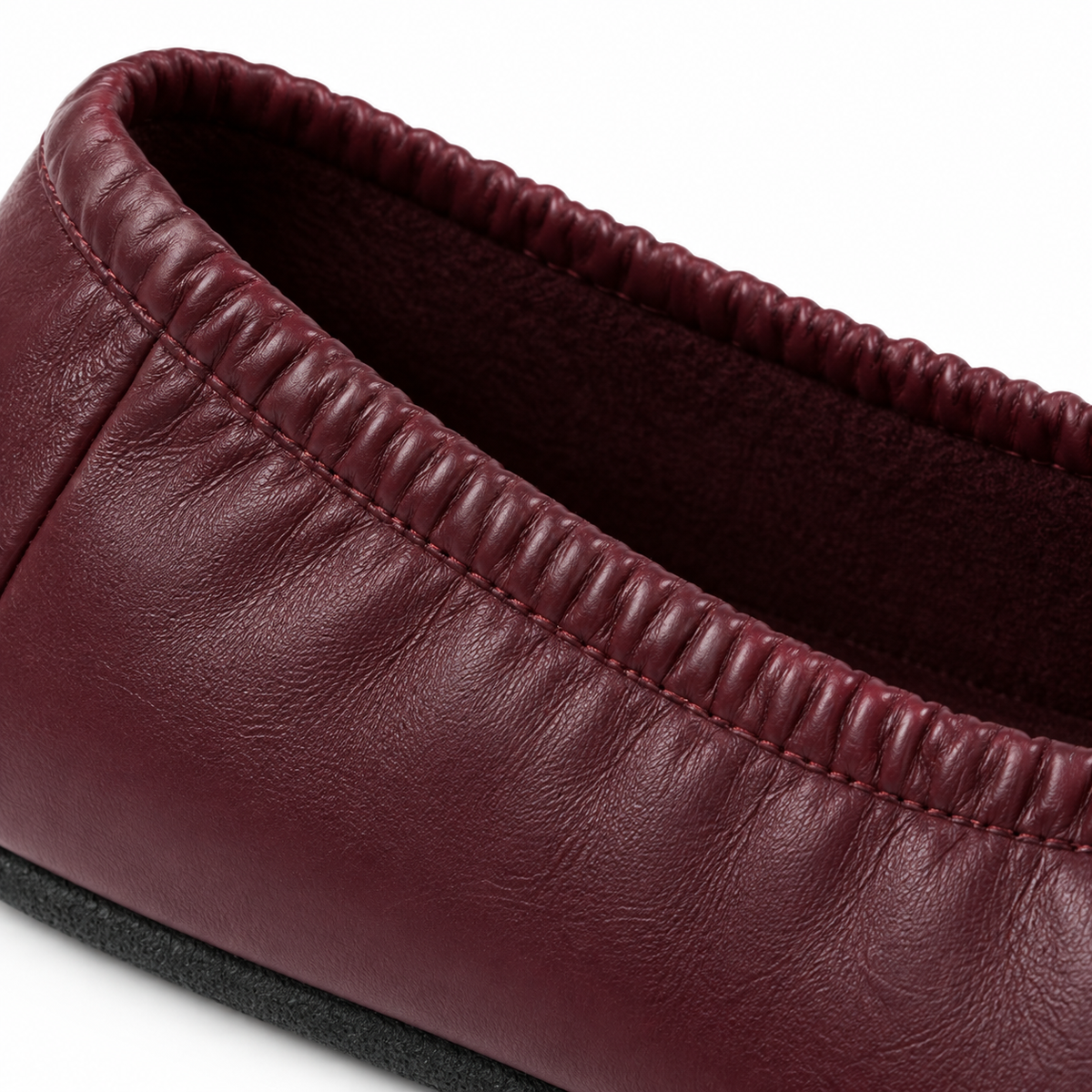 Detail of slip-on design for easy wear