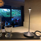 Cordless rechargeable LED table lamp