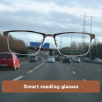Progressive multifocal reading glasses, +1.00 to +4.00