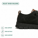 Men's breathable knit trainers with elastic laces