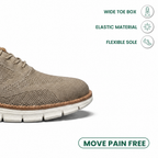 Men's breathable knit trainers with elastic laces