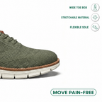 Men's breathable knit trainers with elastic laces