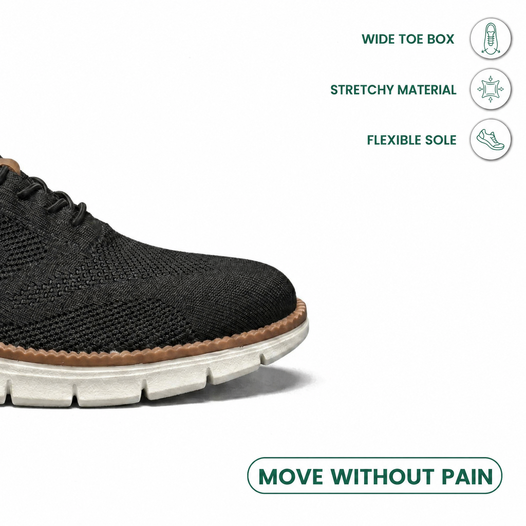 Men's breathable knit trainers with elastic laces