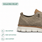 Men's breathable knit trainers with elastic laces