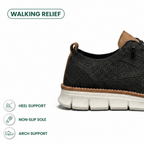 Men's breathable knit trainers with elastic laces