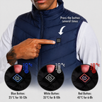 Unisex USB heated gilet with 3 heat levels