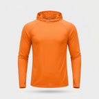 Men's UPF 50+ Sun Hoodie – Lightweight Quick-Dry Hiking & Fishing UV Top with Thumb Loops