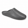 Naldony grey leather slip-on slipper side view
