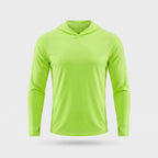 Men's UPF 50+ Sun Hoodie – Lightweight Quick-Dry Hiking & Fishing UV Top with Thumb Loops