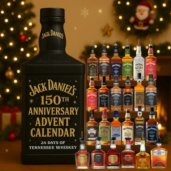 Whisky advent calendar 2025, 24 decorative miniature bottles