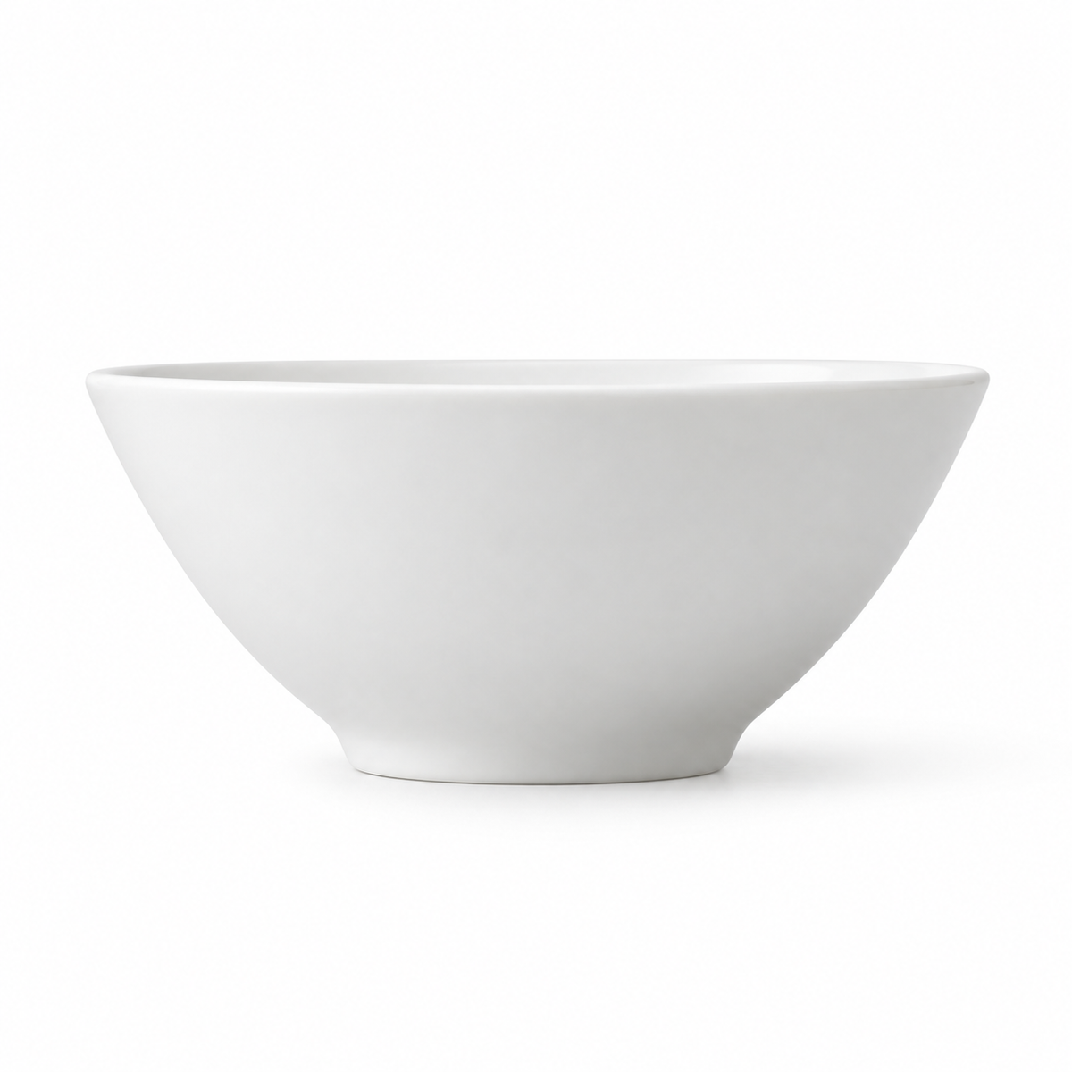 Top view of minimalist design serving bowl.