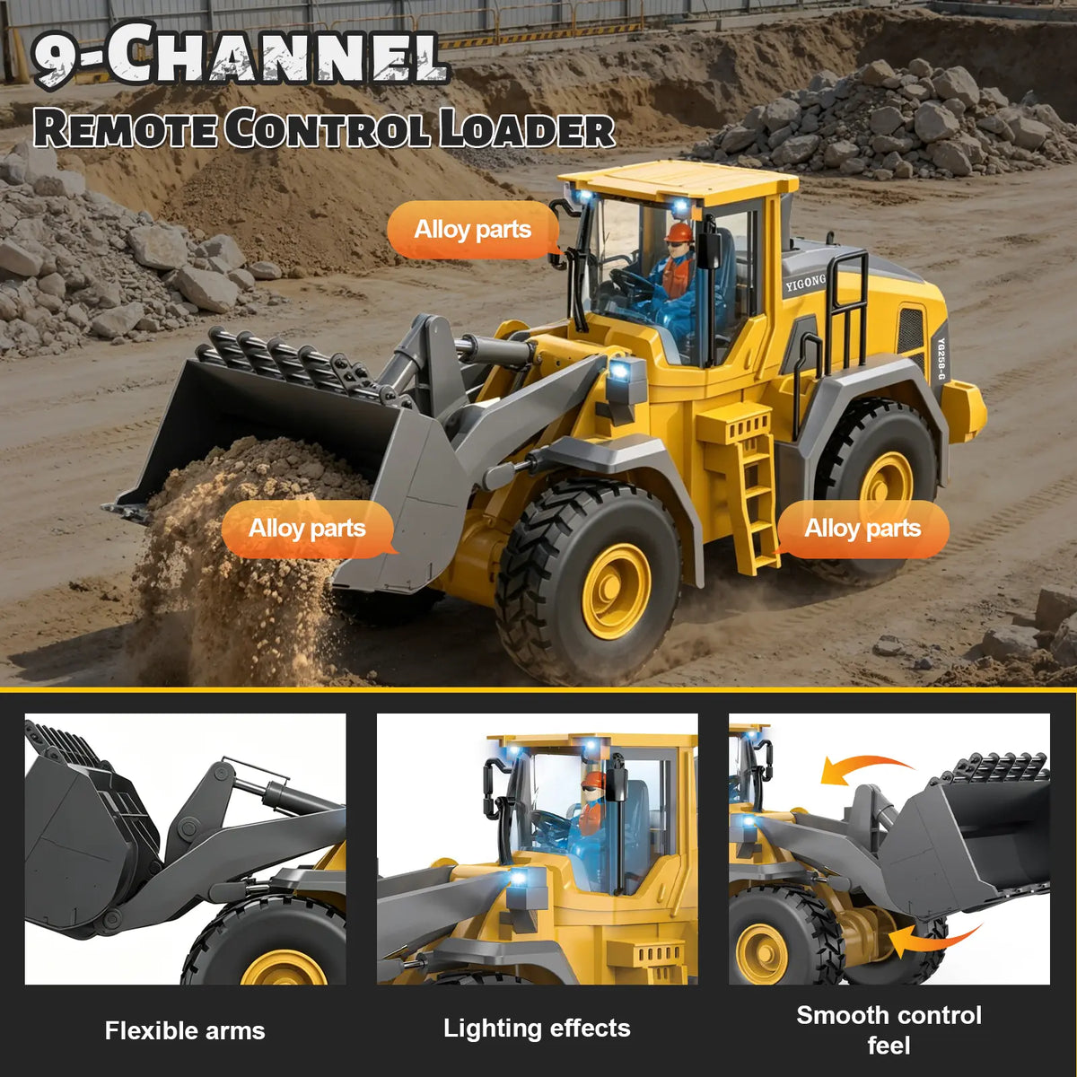 4-Vehicle RC Construction Set