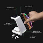 Fast Wireless Charger Dock with Multi‑Device Support