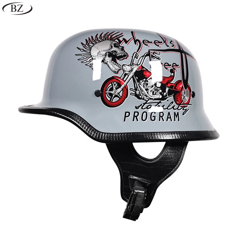 M35 Stahlhelm Retro Half Helmet – DOT & ECE Approved | Naldony