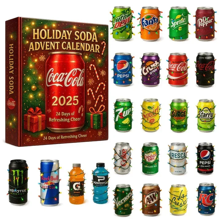 Whisky advent calendar 2025, 24 decorative miniature bottles