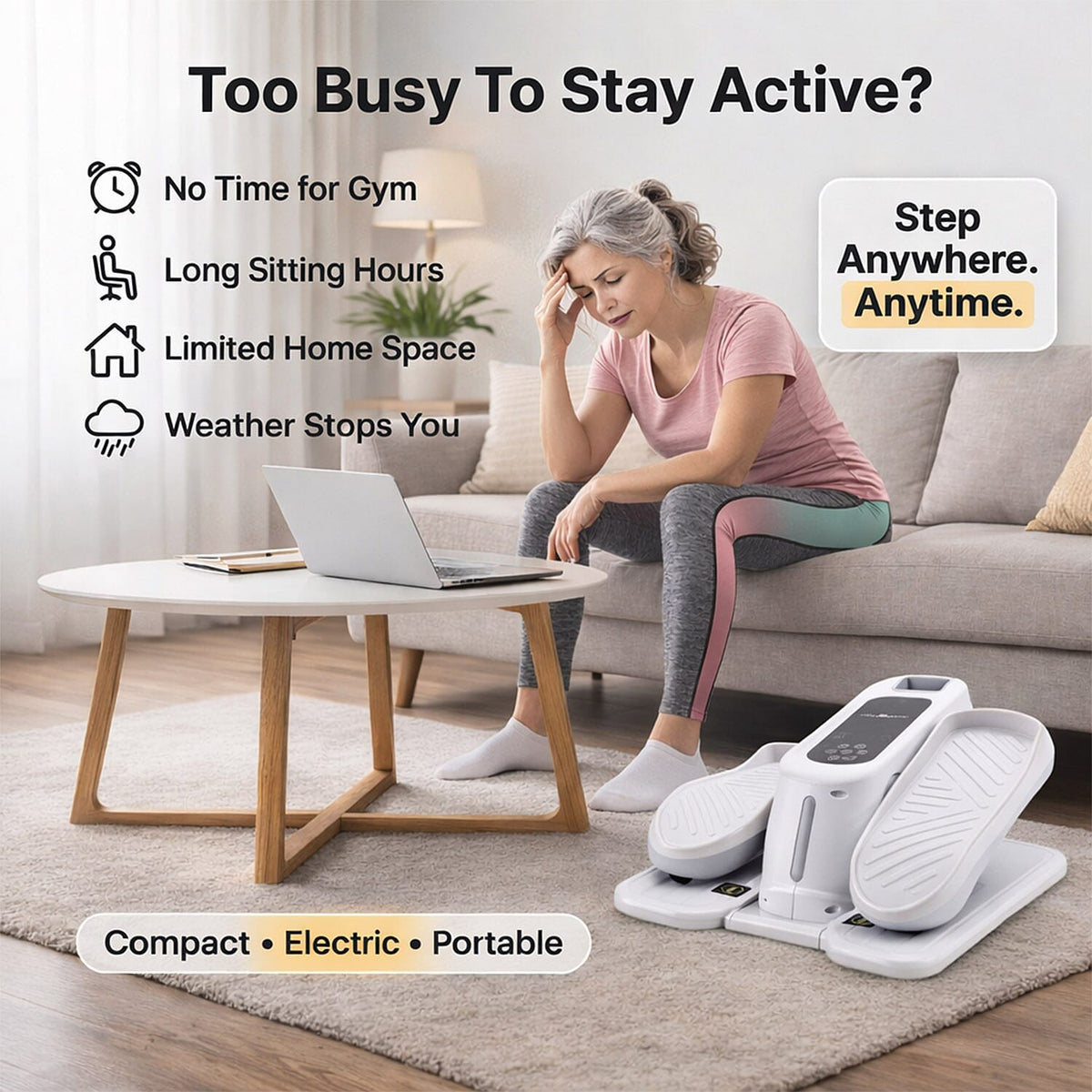 Your Legs Deserve to Feel Strong & Alive Again | Electric Stepper