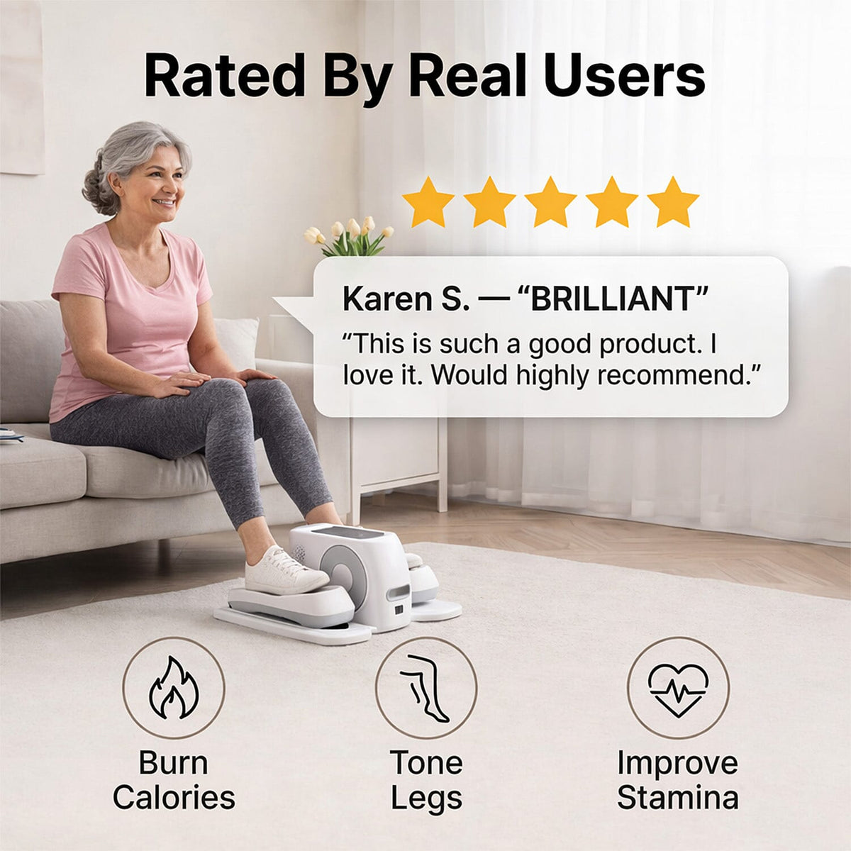 Your Legs Deserve to Feel Strong & Alive Again | Electric Stepper