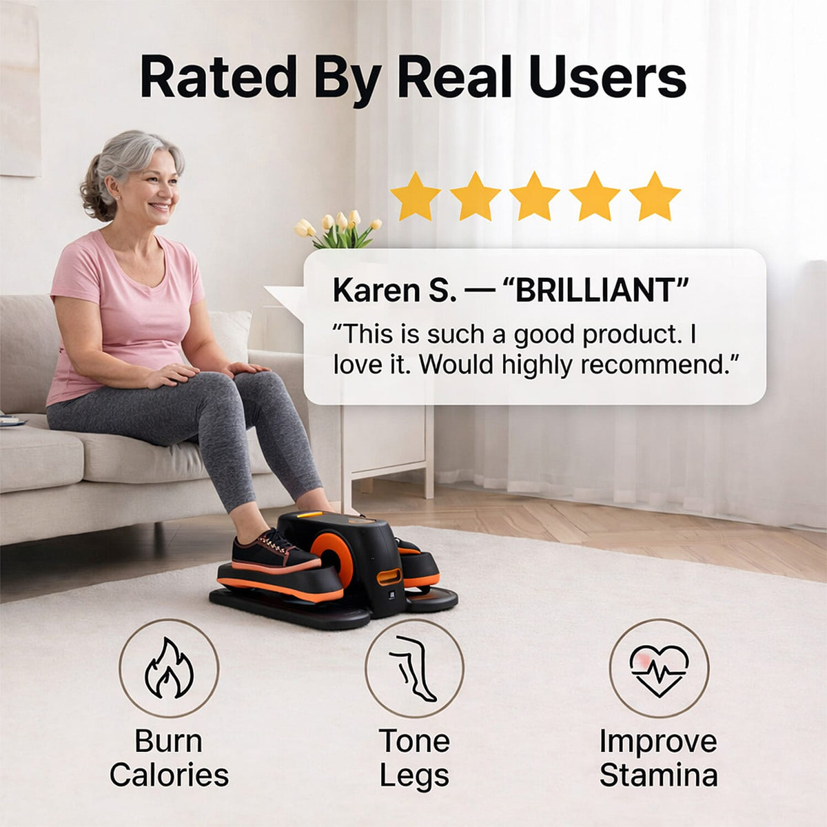 Your Legs Deserve to Feel Strong & Alive Again | Electric Stepper