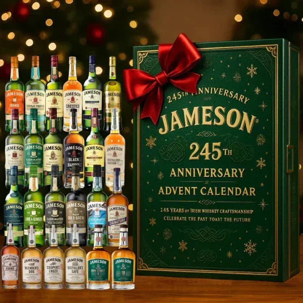 Whisky advent calendar 2025, 24 decorative miniature bottles