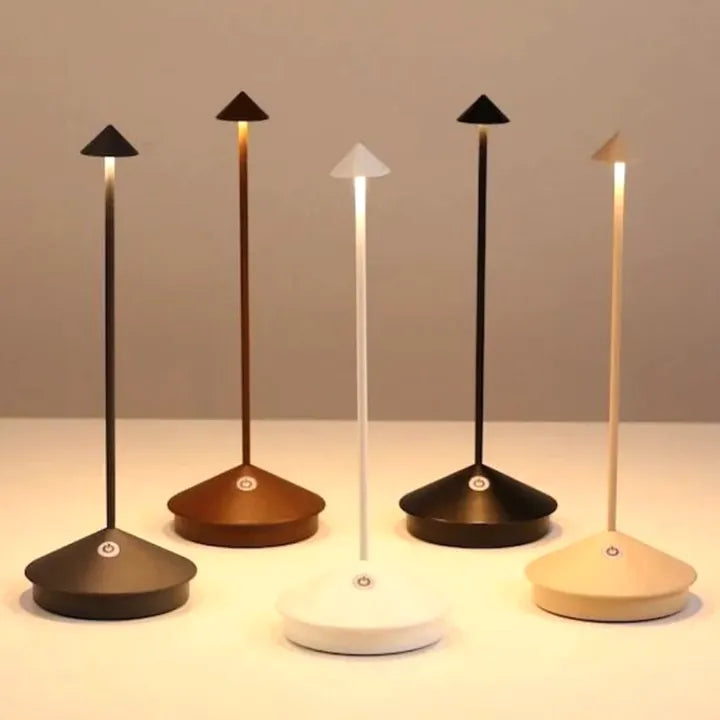 Cordless rechargeable LED table lamp