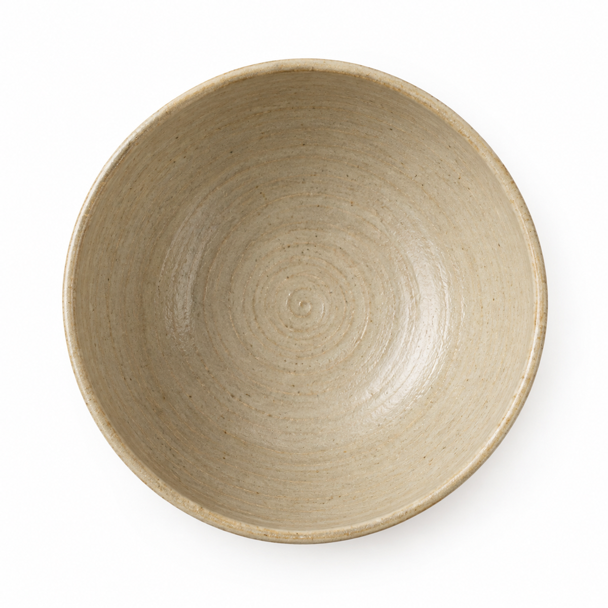 Close-up of the ceramic texture on the bowl.