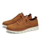 Men's breathable knit trainers with elastic laces