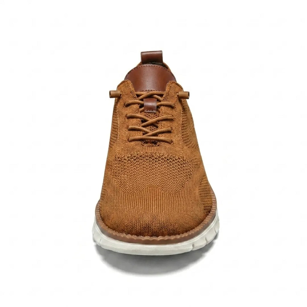 Men's breathable knit trainers with elastic laces