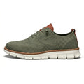 Men's breathable knit trainers with elastic laces
