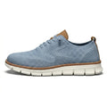 Men's breathable knit trainers with elastic laces