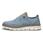 Men's breathable knit trainers with elastic laces