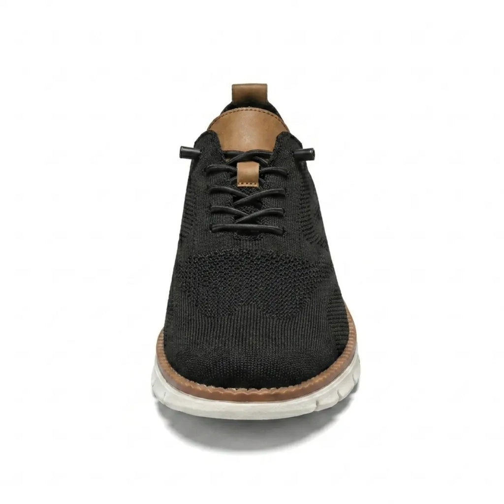 Men's breathable knit trainers with elastic laces