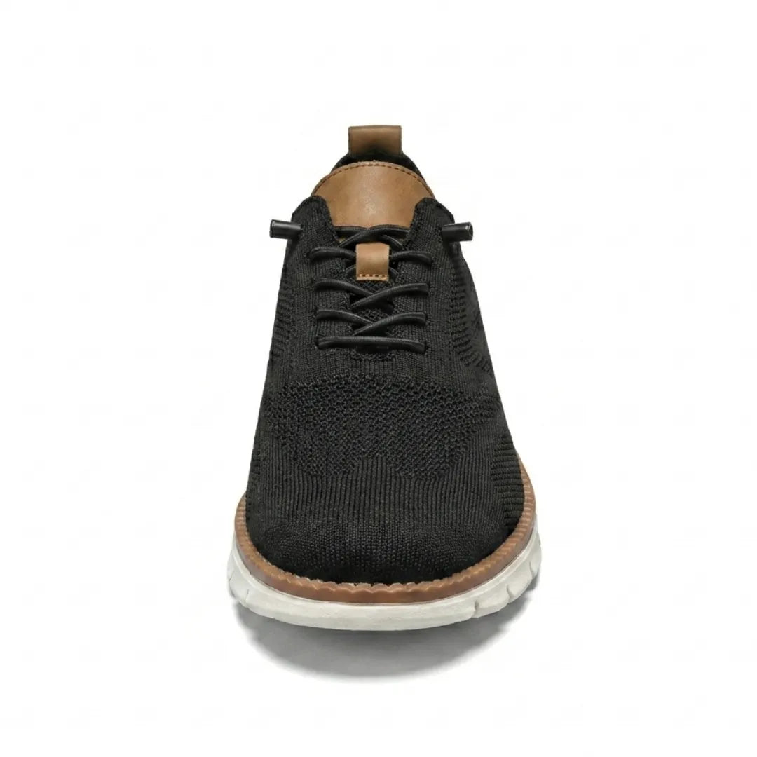 Men's breathable knit trainers with elastic laces