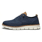 Men's breathable knit trainers with elastic laces