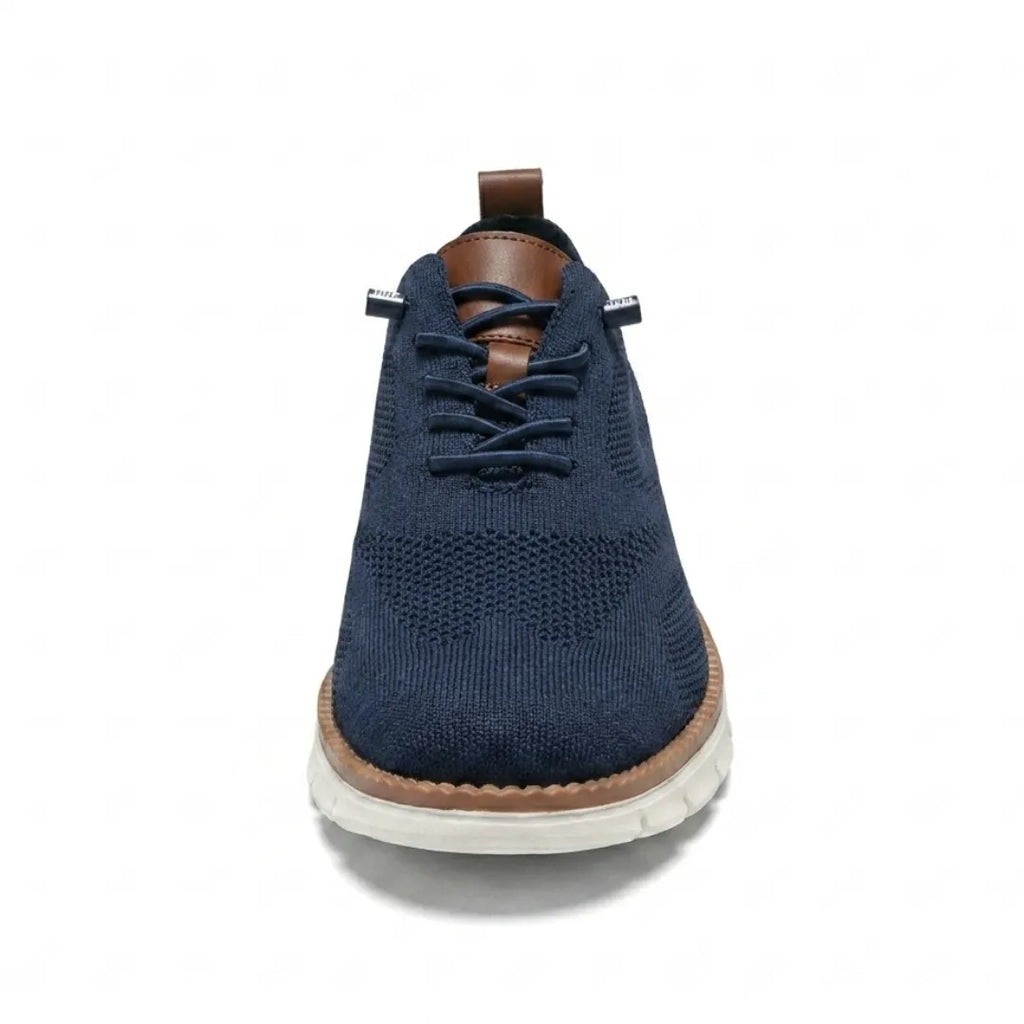 Men's breathable knit trainers with elastic laces