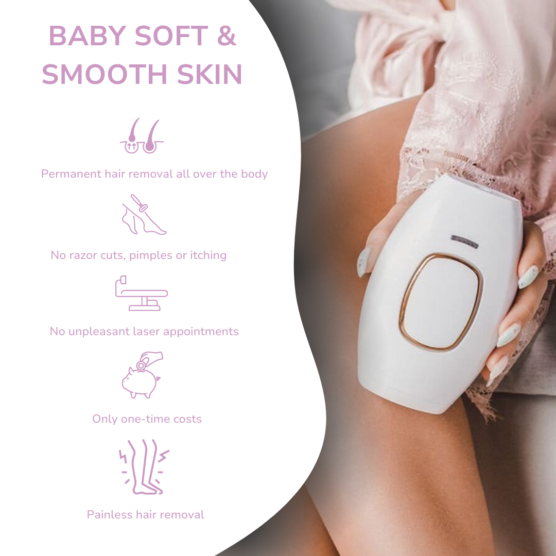 Naldony IPL Hair Remover I The leading laser hair removal for your home