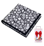 Kids DIY colouring blanket, soft plush fabric, washable & reusable