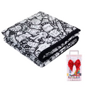 Kids DIY colouring blanket, soft plush fabric, washable & reusable