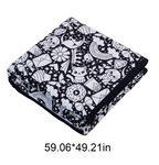 Kids DIY colouring blanket, soft plush fabric, washable & reusable