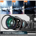4-camera dash cam system, 1920P front recording, night vision, Wi‑Fi