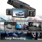 4-camera dash cam system, 1920P front recording, night vision, Wi‑Fi