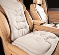 Car seat back support cushion with lumbar support
