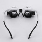 Magnifying glasses with LED light
