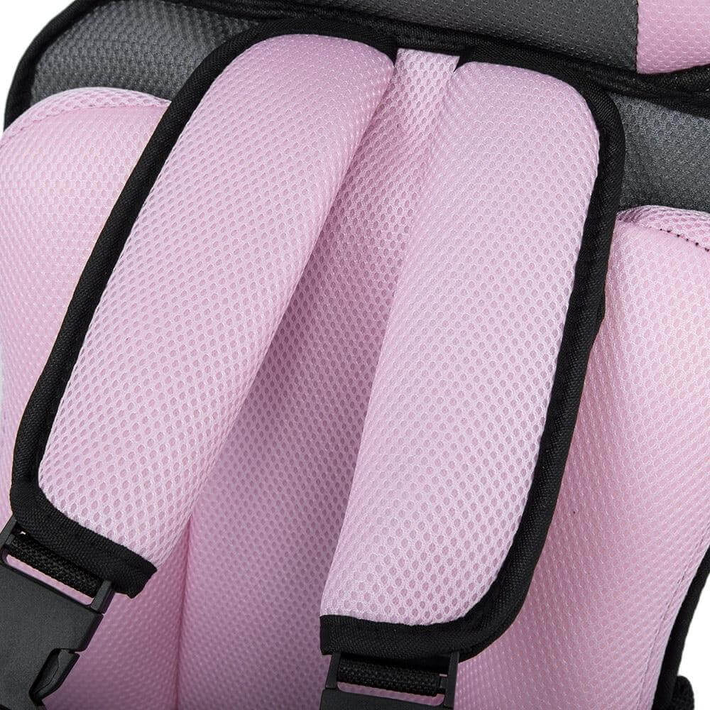 Portable fabric car seat with 5-point harness