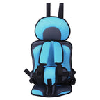 Portable fabric car seat with 5-point harness