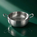 Hand-Hammered Deep Titanium Pot, pure titanium, 11 inch (28 cm)