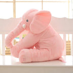 Large elephant soft toy, plush cushion for children